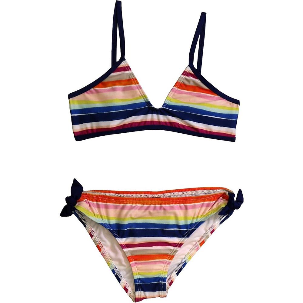 Splendid Girls -Watercolor Bralette Bikini Set Sz 10